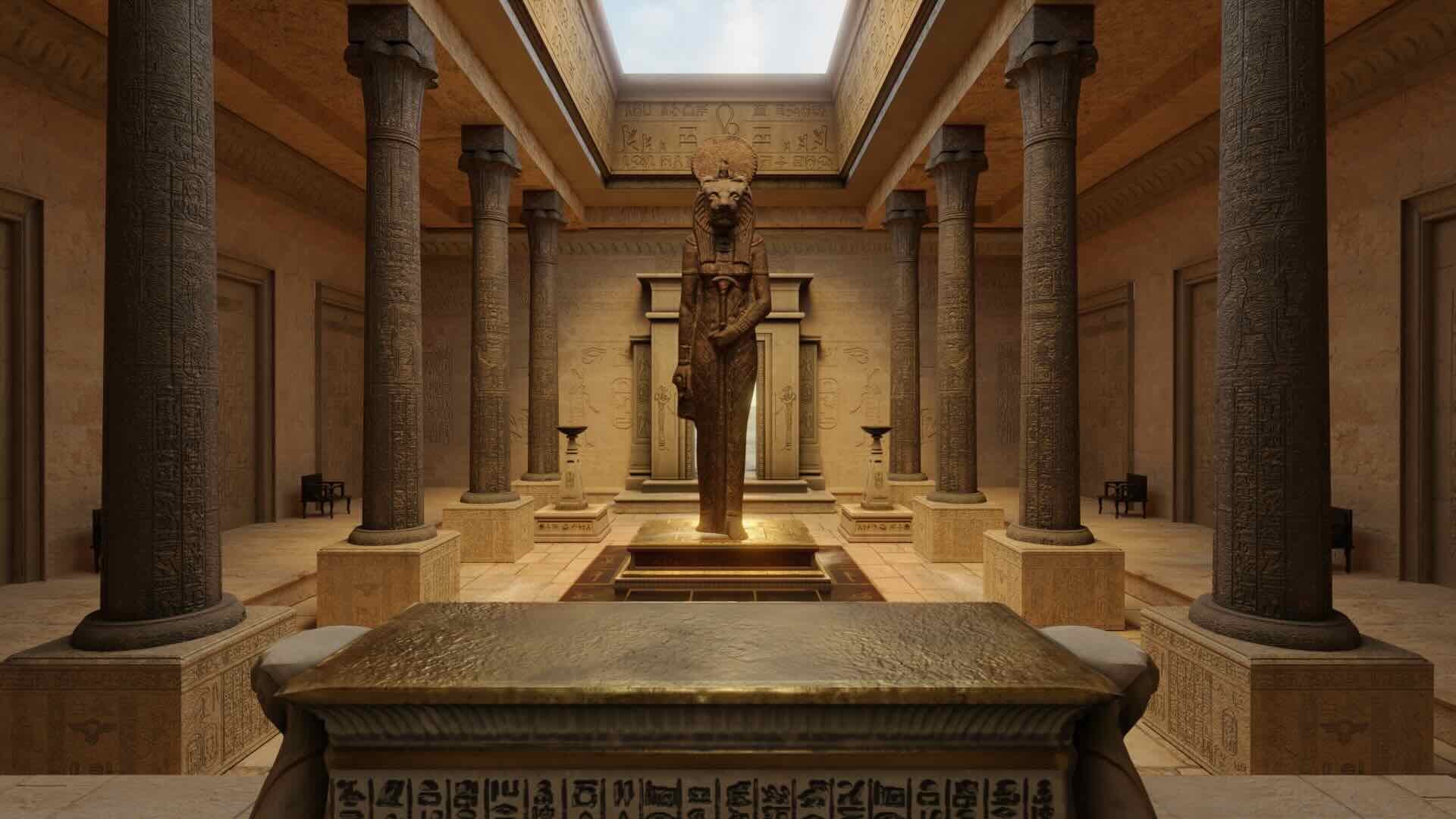 Rendu egypte - Glare 1